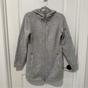 LL BEAN Women’s Sweater Coat ~ Size Medium ~ Gray